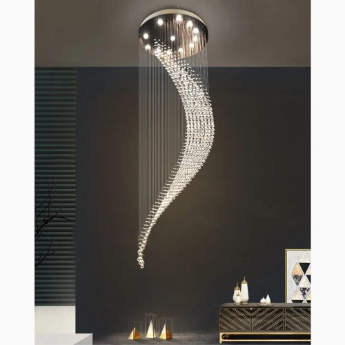 MIRODEMI La Turbie Duplex staircase chandelier