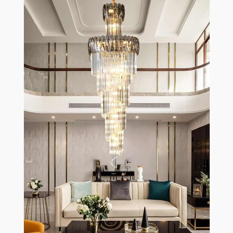 MIRODEMI Le Cannet luxury chandelier for stairwell 2c80869f 1eac 4a0c b691 e2309573af18