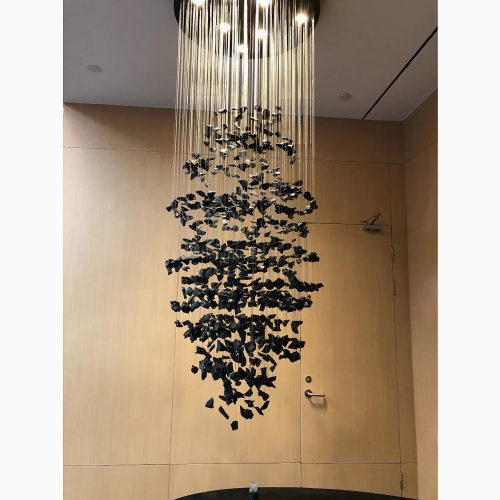 MIRODEMI Le Port floating crystal chandelier