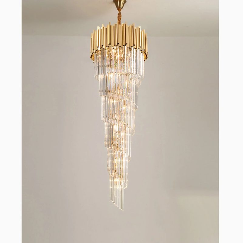 MIRODEMI Monaco golden chandelier