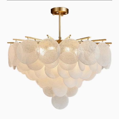 MIRODEMI Peone obscure glass chandelier