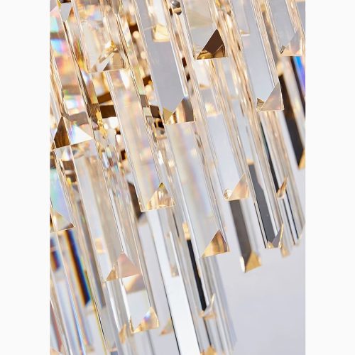 MIRODEMI Portofino modern round crystal chandelier