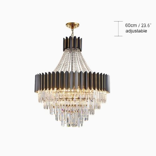 MIRODEMI Portofino round crystal chandelier