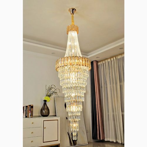 MIRODEMI Saint Auban luxury staircase chandelier