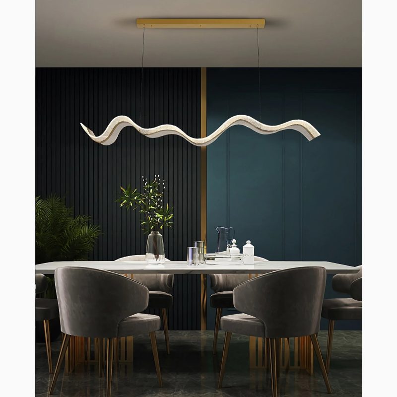 MIRODEMI Saint Martin Vesubie modern wave design chandelier