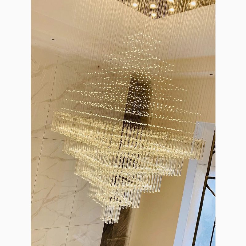 MIRODEMI Tourrette Levens led crystal ceiling chandelier