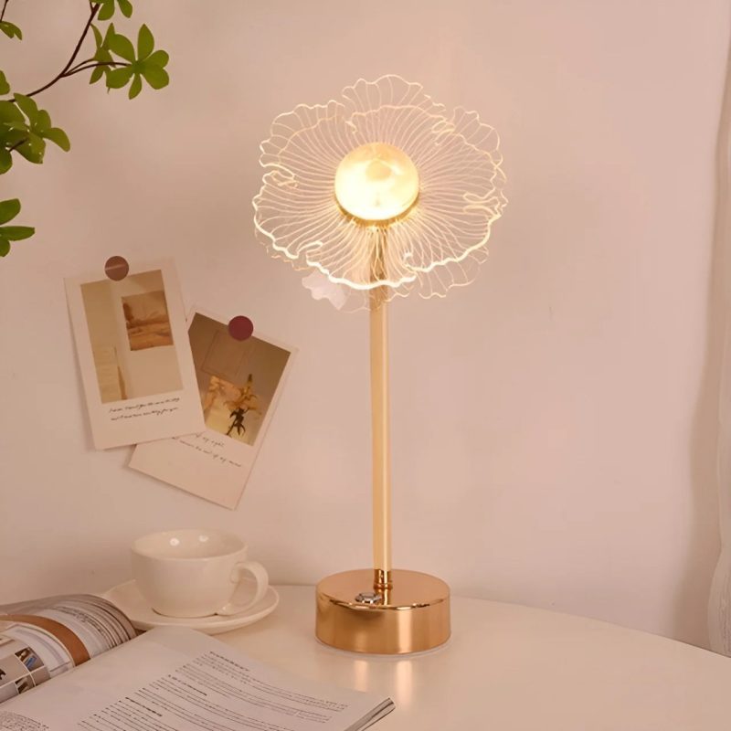 Magic Table LED Lamp In The Shape Of Sunflower For Kids Bedroom