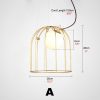 Malaussène | Post Modern Iron Cage Chandelier A Size