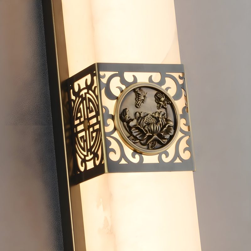 Maloja Wall Lamp in Royal Chinese Style Details