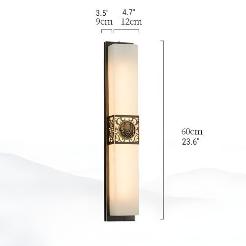 Maloja Wall Lamp in Royal Chinese Style Small