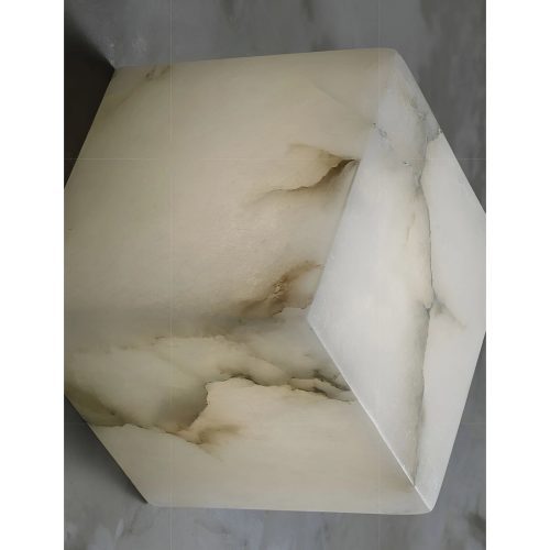 Marble Cube Shaped Wall Lamp In Designer Style For Bedroom