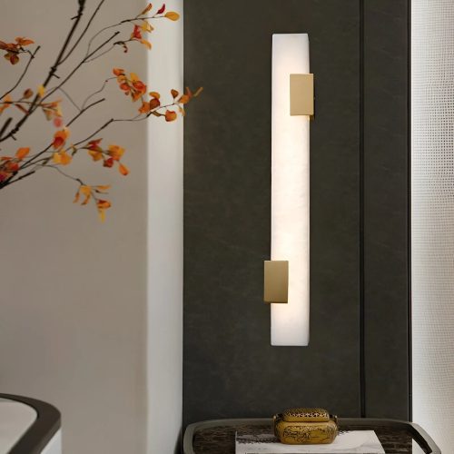 Marble Wall Sconce In The Futuristic Style For Living Room For Bedroom