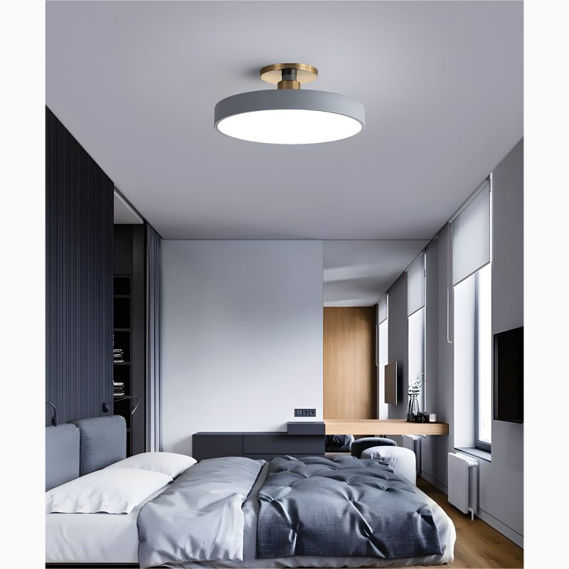 Minimalistic LED Metal and Acrylic Ceiling Lamp Home Inrerior