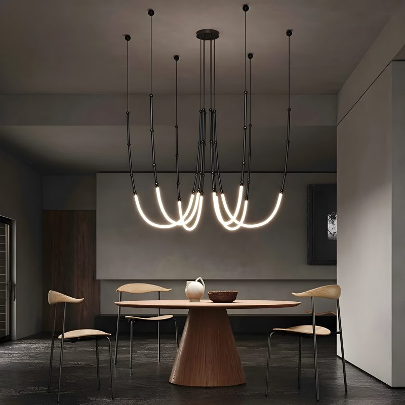 Minimalistic Slender Shaped Pendant Light