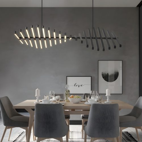 Mirodemi Acquaformosa Black White Chandelier