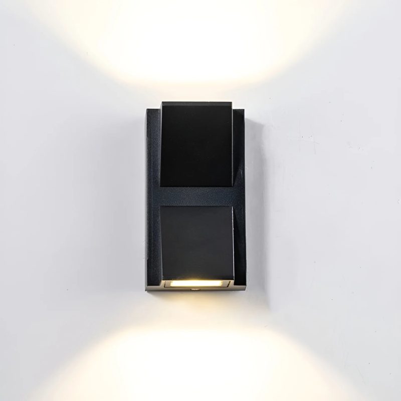 Outdoor|Waterproof|Aluminum|Black|Wall|Sconce|Lamp|Minimalistic