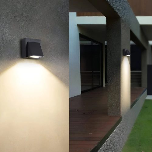 Modern Black Aluminum Waterproof LED Wall Lighting