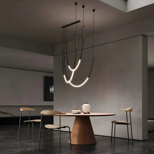 Modern Black LED Pendant Light