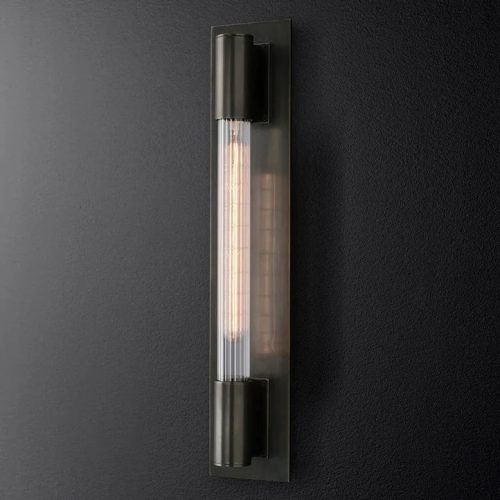 Modern Black LED Wall Lamp In American Minimalistic Style