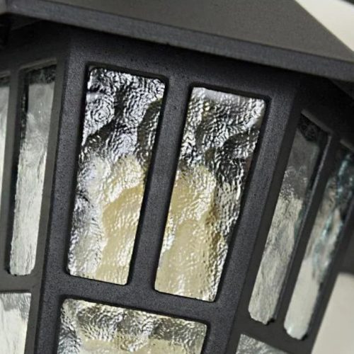 Modern Black Outdoor Waterproof Loft Wall Sconce