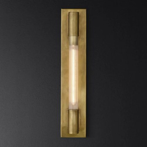 Modern Bronze LED Wall Lamp In American Minimalistic Style