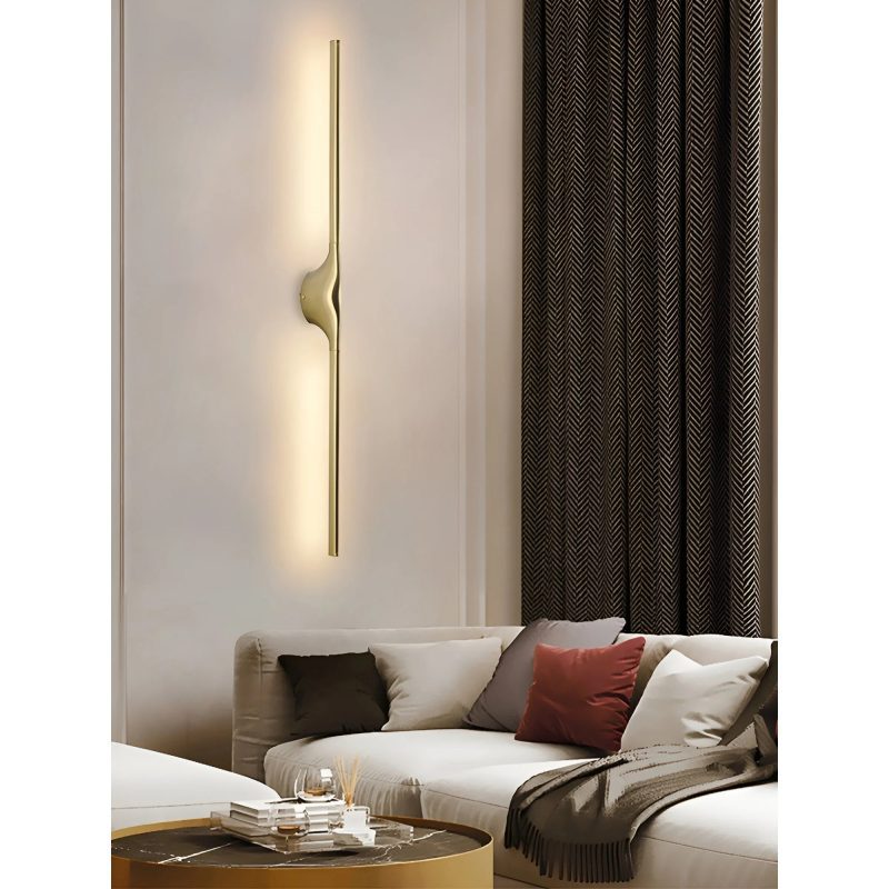 Modern Chrome LED Wall Lamp In Nordic High Tech Style