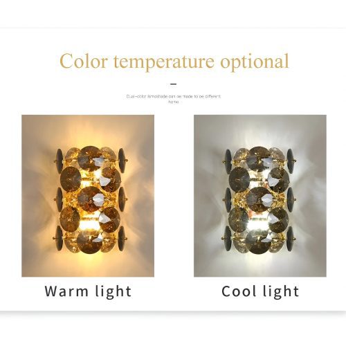 Modern Cognac Colored Luxury Wall lamp