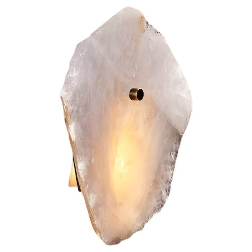 Modern Creative Natural Marble Bedside Wall Lamp for Home Interior