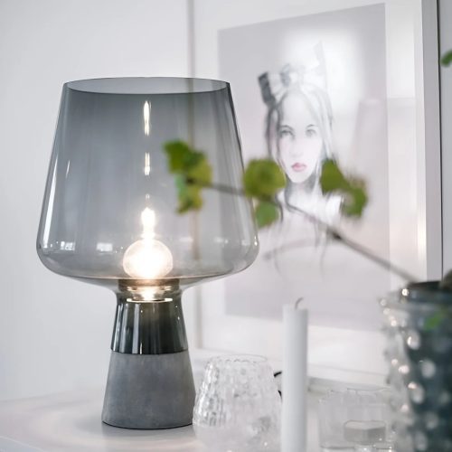 Modern Glass Night Lamp In A Nordic Style For Living Room