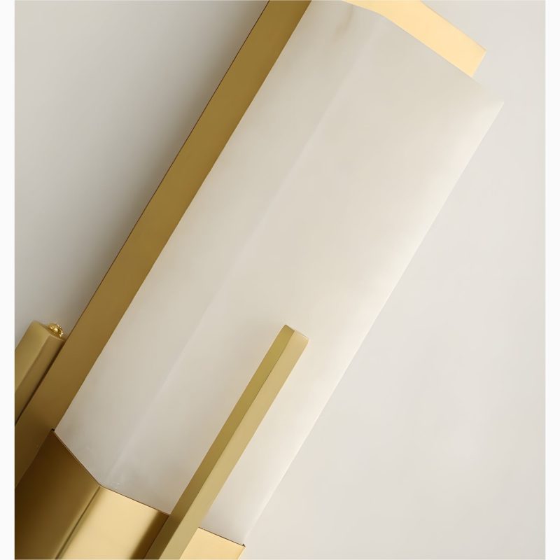 Modern Gold Copper Outdoor Waterproof LED Wall Lamp Details