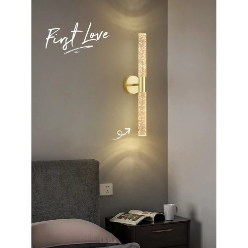 Modern Golden Wall Lamp In Minimalistic Style