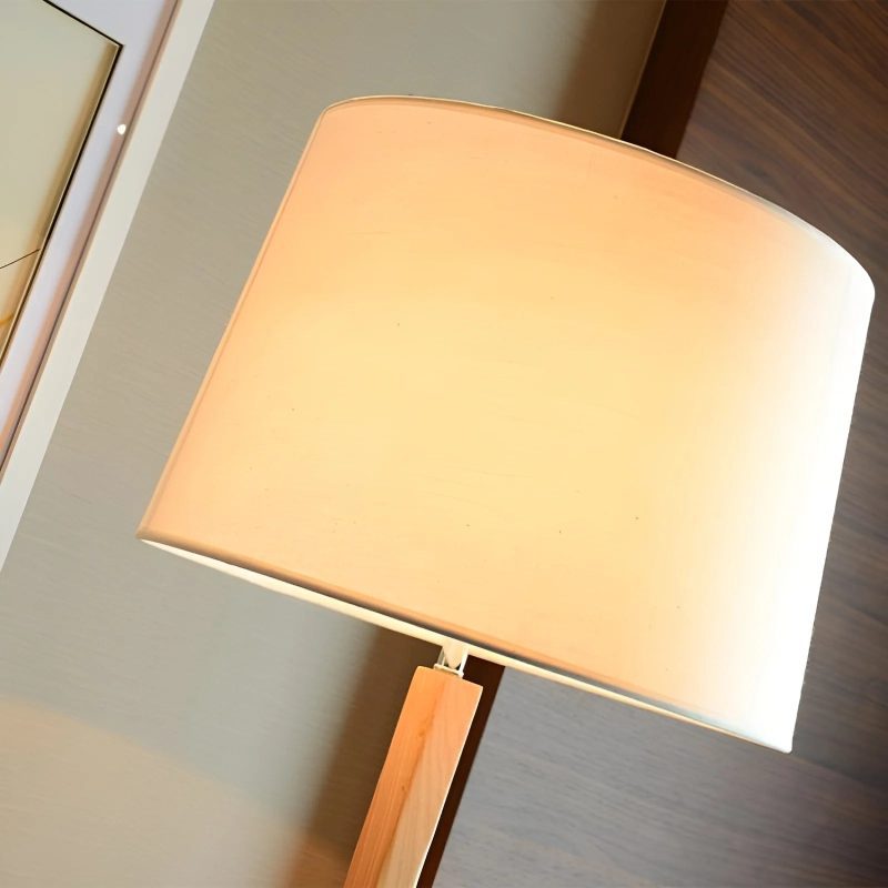 Modern LED Solid Wood Table Lamp Fixture For Cabinet