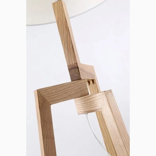 Modern LED Solid Wood Table Lamp For Bedside