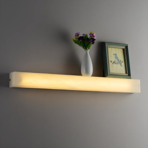 Modern Marble Wall Lamp in Minimalistic Style