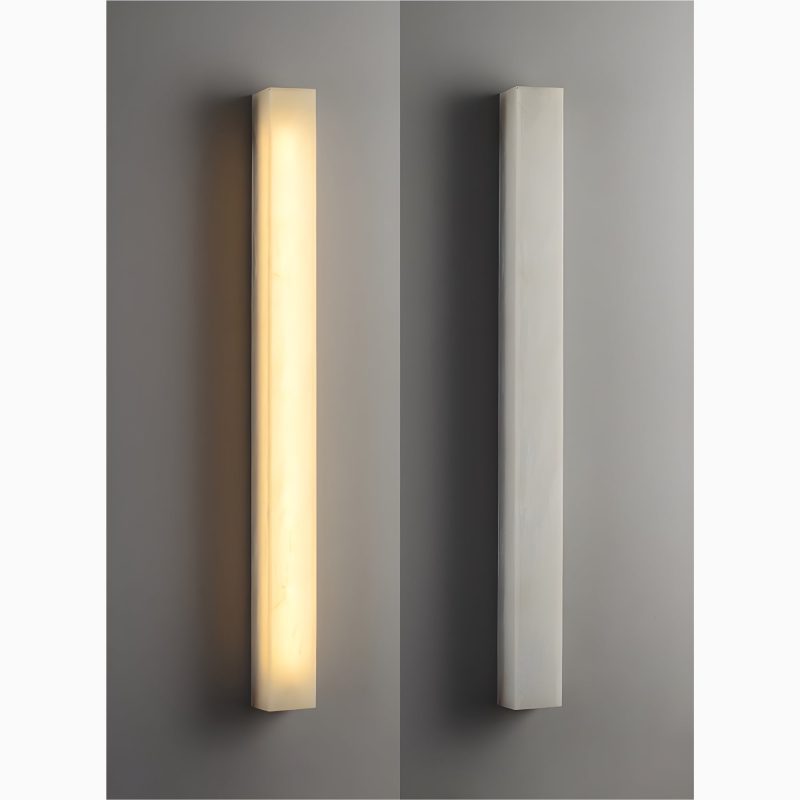 Modern Marble Wall Lamp in Minimalistic Style Large