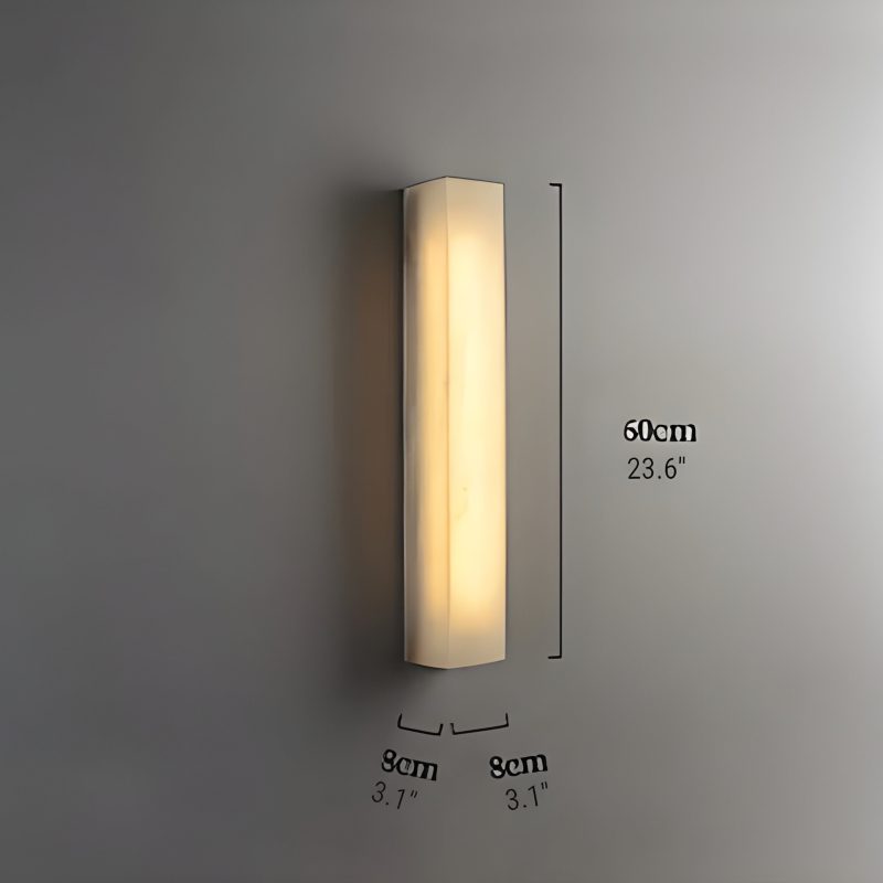 Modern Marble Wall Lamp in Minimalistic Style Size3