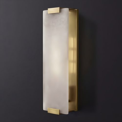 Modern Marble Wall Lamp in Postmodern Style Light Off