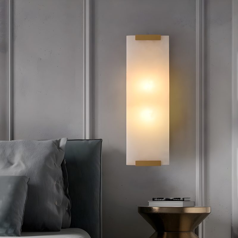 Modern Marble Wall Lamp in Postmodern Style for Bedroom