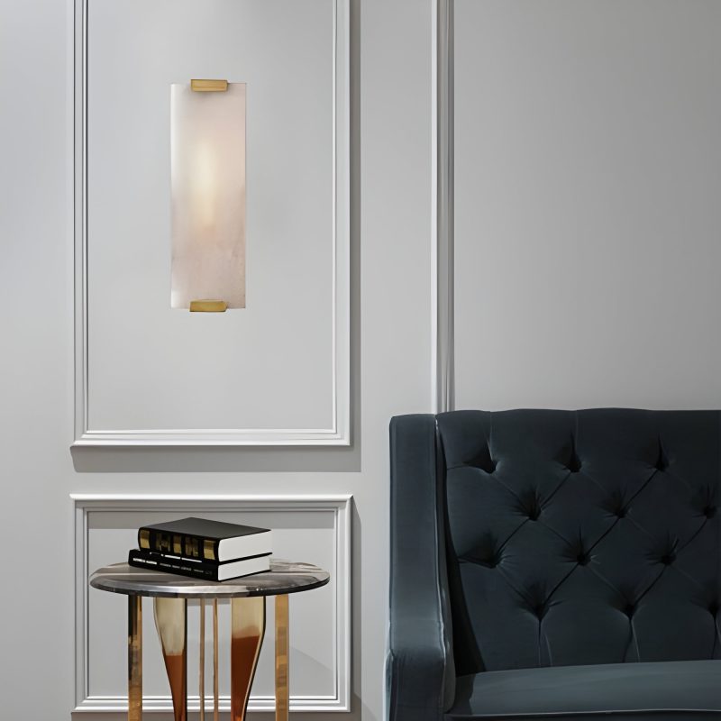 Modern Marble Wall Lamp in Postmodern Style for Living Room