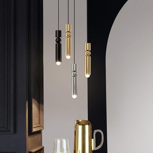 Modern Metal LED Pendant Lamp with Cool Light