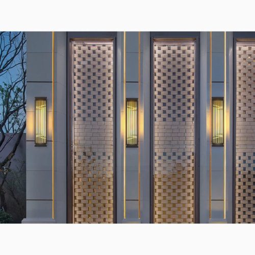 Modern Outdoor Waterproof Wall Lamp In Chinese Style For Garden