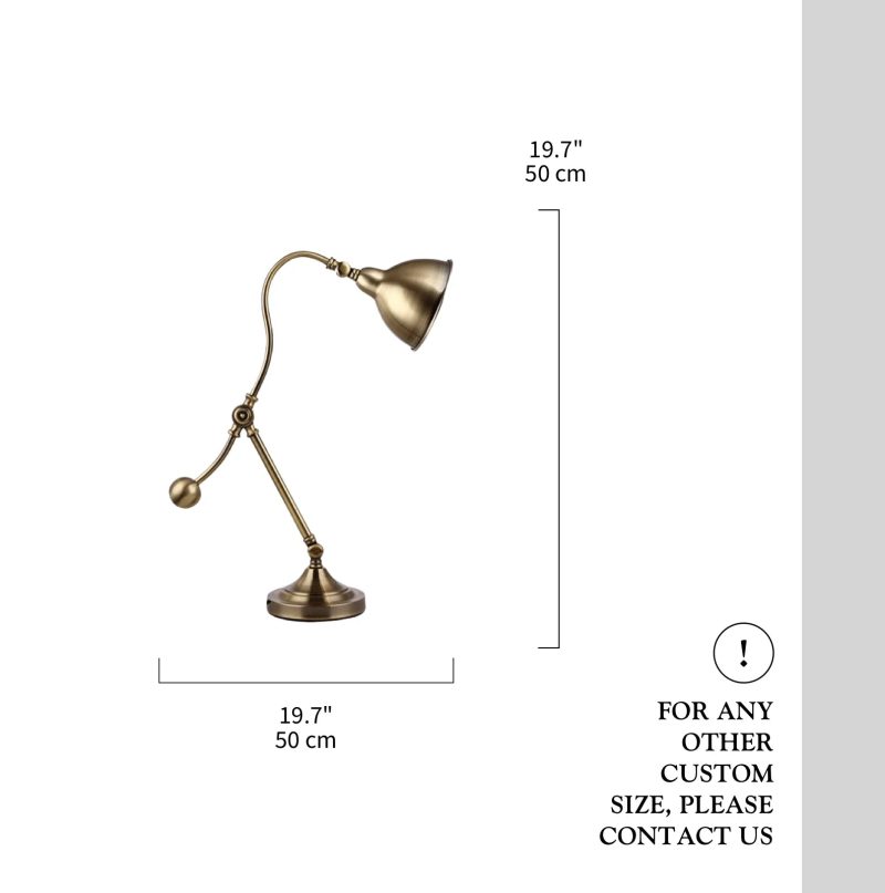 Modern Polished Metal LED Reading Lamp