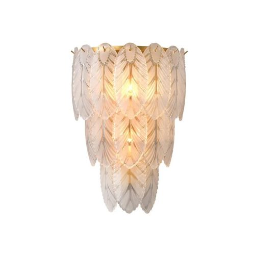 Modern Wall Sconce In The Shape Of Feather For Bedroom For Living Room