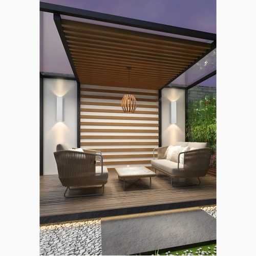 Modern White Outdoor Waterproof Aluminum Led Wall Lamp