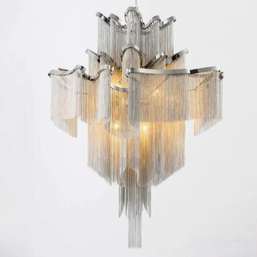 Rolle Post Modern Aluminum Chain Pendant Lamp