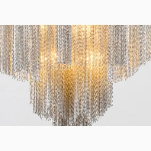 Rolle Post Modern Chain Pendant Lamp For Living Room