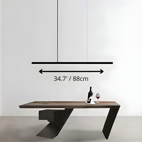 Romont Simple Stylish Minimalistic Black Chandelier Small