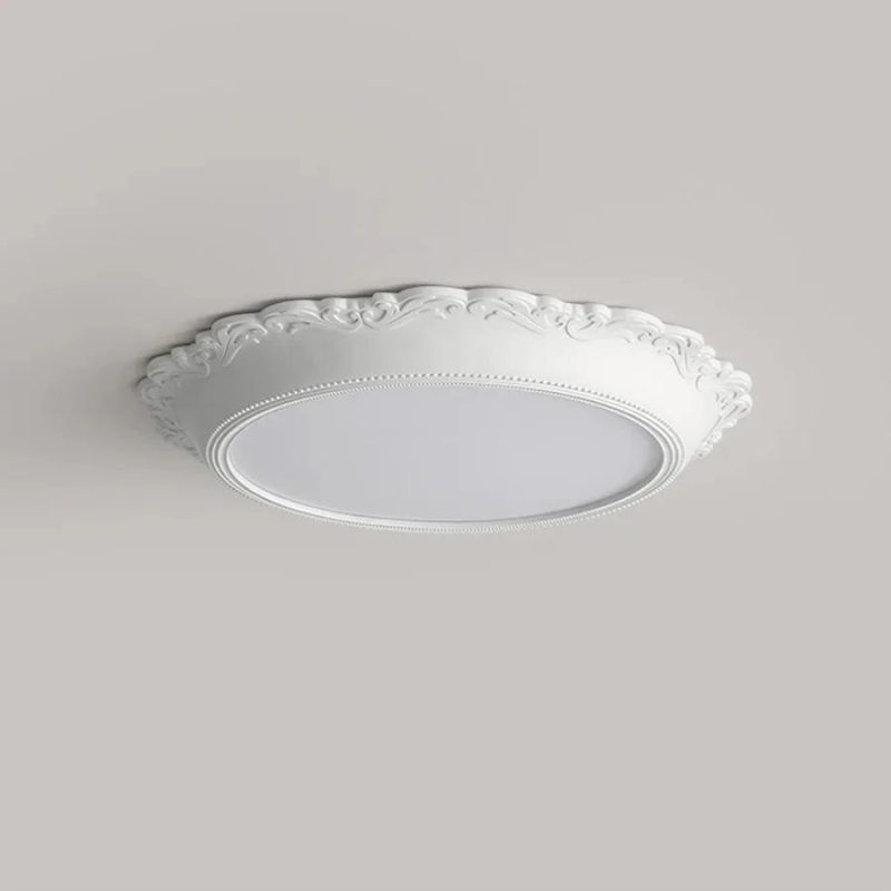 Round LED White Ceiling Lamp for Home Interior