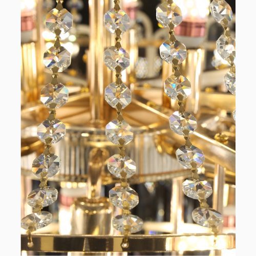 Roure Large Classic Luxury Staircase Crystal Chandelier details