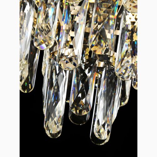 Roure Large Classic Luxury Staircase Crystal Chandelier in Details